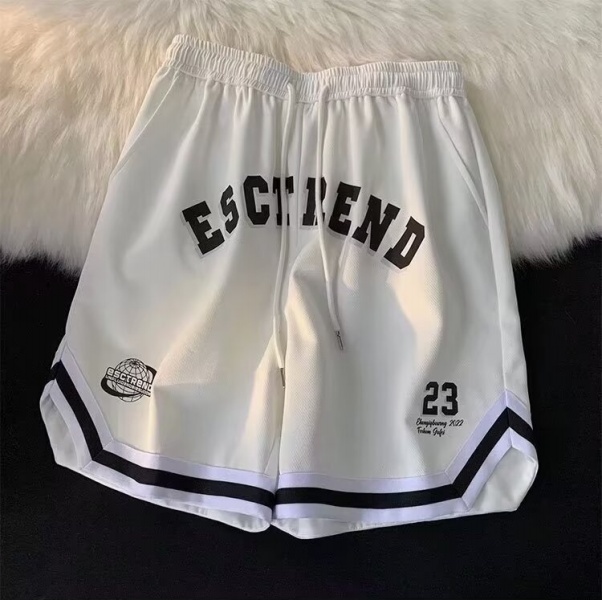 Screen-Printed Logo Moisture-Wicking Birdeye mesh fabric Sports Shorts