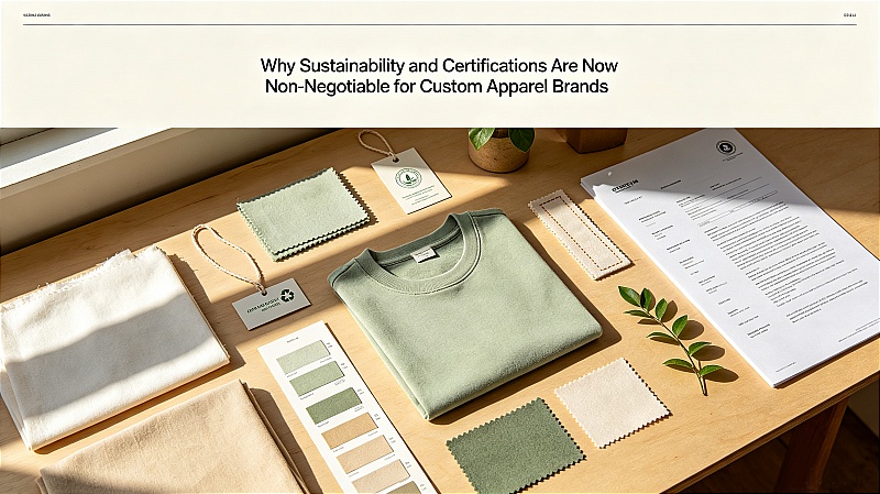 Why Sustainability and Certifications are Now Non-Negotiable for Custom Apparel Brands