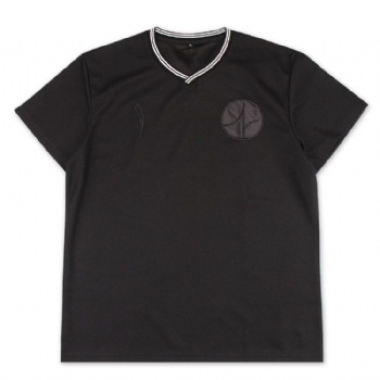 Custom Embroidery Applique logo Screen Print Pique fabric Breathable Sports Shirt