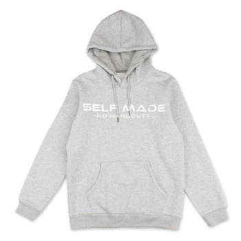 Classic Unisex Basic Compound Fabric Hoodie Grey Color Hoodie