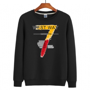 Colorful Custom Screen Print Cotton Fabric Sweatshirt