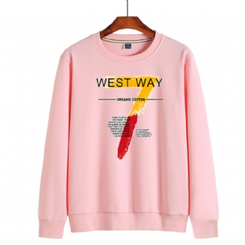 Colorful Custom Screen Print Cotton Fabric Sweatshirt