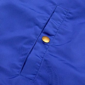 Reversible jacket Custom - printed pattern Custom - embroidered logo