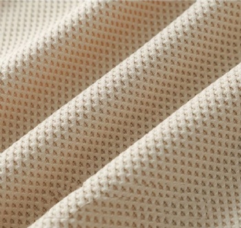 Custom PVC Label Waffle Fabric Shorts